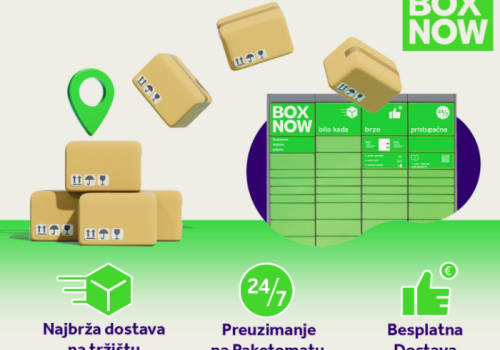 Besplatna dostava na BOX NOW paketomate do 30.06.2026.