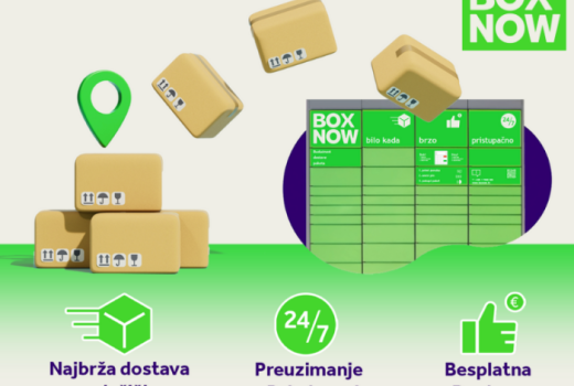 Besplatna dostava na BOX NOW paketomate do 30.06.2026.