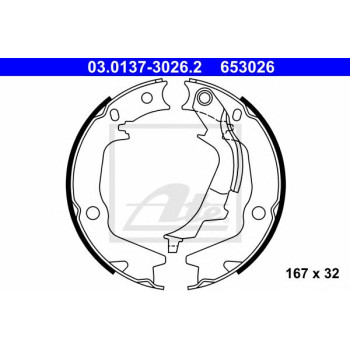 Komplet kočionih obloga (pakne) ATE 03.0137-3026.2