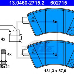 Disk pločice ATE 13.0460-2715.2