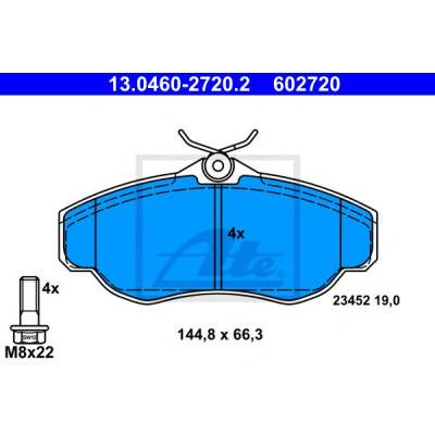 Disk pločice ATE 13.0460-2720.2