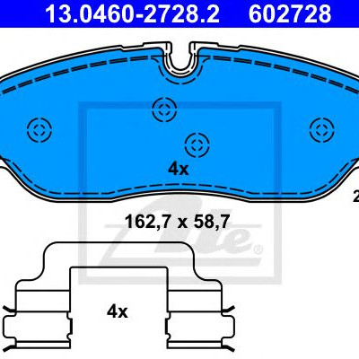 Disk pločice ATE 13.0460-2728.2