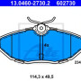 Disk pločice ATE 13.0460-2730.2