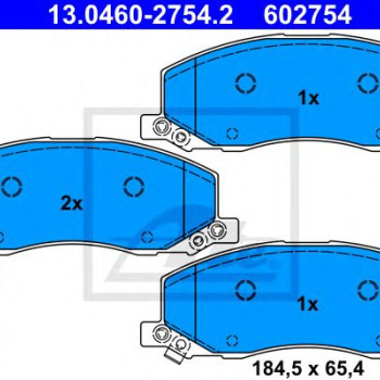 Disk pločice ATE 13.0460-2754.2