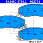 Disk pločice ATE 13.0460-2754.2