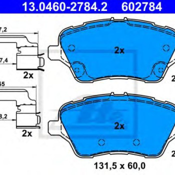 Disk pločice ATE 13.0460-2784.2