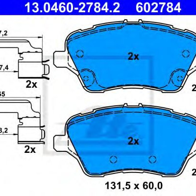 Disk pločice ATE 13.0460-2784.2