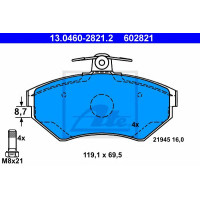 Disk pločice ATE 13.0460-2821.2