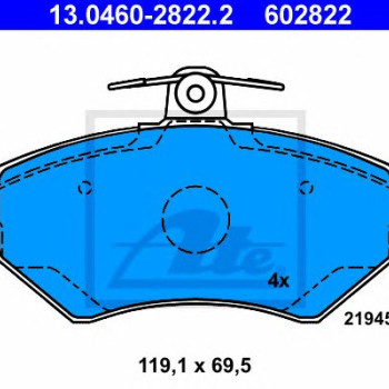 Disk pločice ATE 13.0460-2822.2