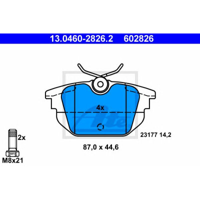 Disk pločice ATE 13.0460-2826.2