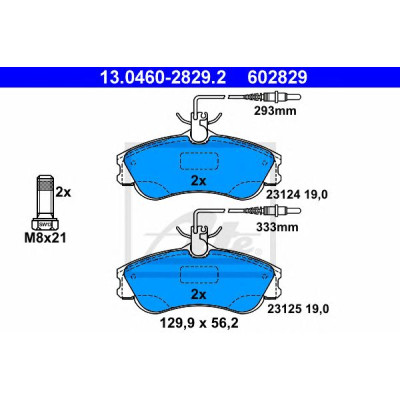 Disk pločice ATE 13.0460-2829.2