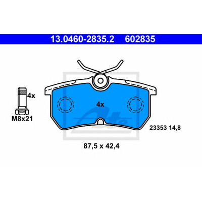 Disk pločice ATE 13.0460-2835.2