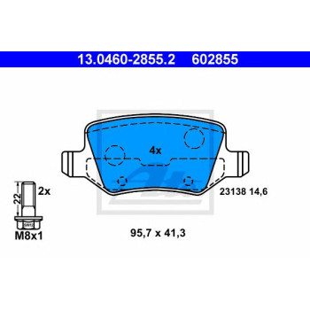 Disk pločice ATE 13.0460-2855.2