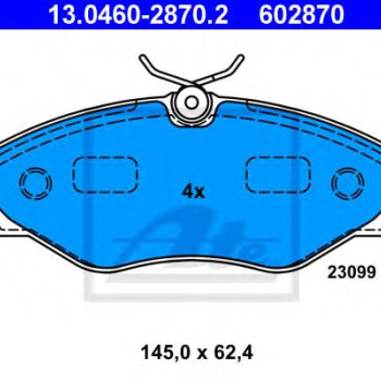 Disk pločice ATE 13.0460-2870.2