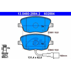 Disk pločice ATE 13.0460-2884.2