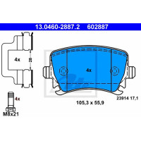 Disk pločice ATE 13.0460-2887.2