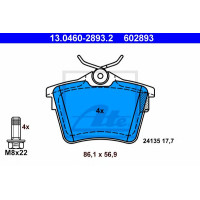 Disk pločice ATE 13.0460-2893.2
