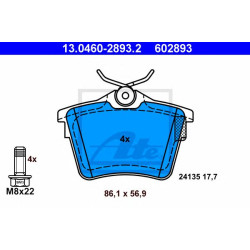 Disk pločice ATE 13.0460-2893.2