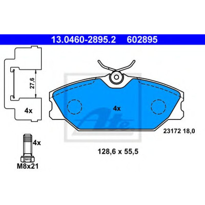 Disk pločice ATE 13.0460-2895.2