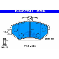 Disk pločice ATE 13.0460-2934.2
