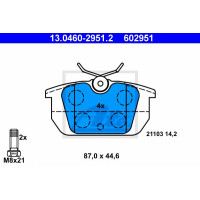 Disk pločice ATE 13.0460-2951.2