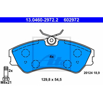 Disk pločice ATE 13.0460-2972.2