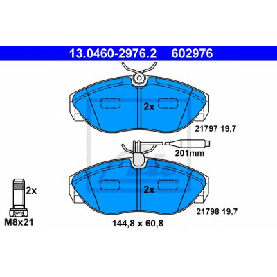 Disk pločice ATE 13.0460-2976.2