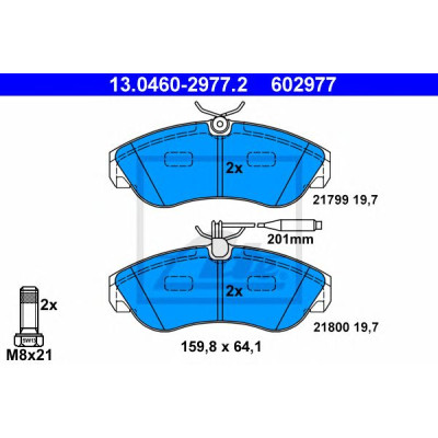Disk pločice ATE 13.0460-2977.2