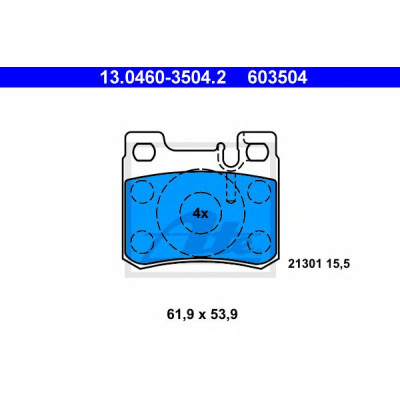 Disk pločice ATE 13.0460-3504.2