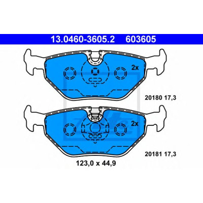 Disk pločice ATE 13.0460-3605.2