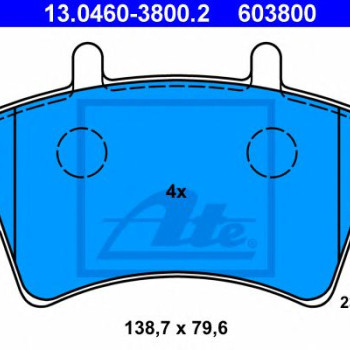 Disk pločice ATE 13.0460-3800.2