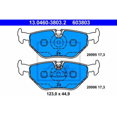 Disk pločice ATE 13.0460-3803.2
