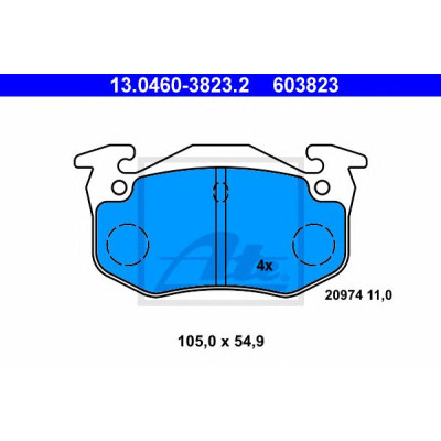 Disk pločice ATE 13.0460-3823.2