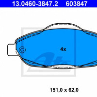 Disk pločice ATE 13.0460-3847.2