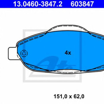 Disk pločice ATE 13.0460-3847.2