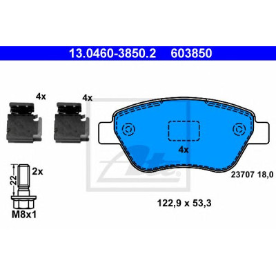 Disk pločice ATE 13.0460-3850.2