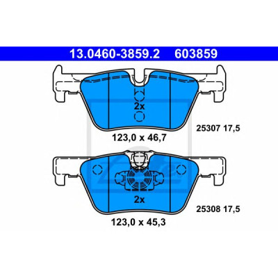Disk pločice ATE 13.0460-3859.2