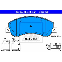 Disk pločice ATE 13.0460-3860.2