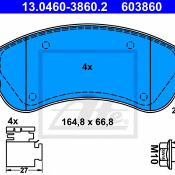 Disk pločice ATE 13.0460-3860.2