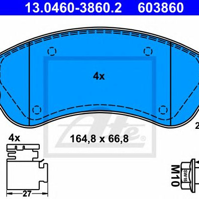 Disk pločice ATE 13.0460-3860.2