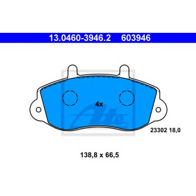 Disk pločice ATE 13.0460-3946.2