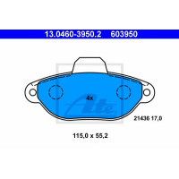 Disk pločice ATE 13.0460-3950.2