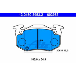 Disk pločice ATE 13.0460-3953.2