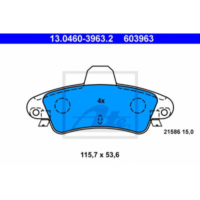 Disk pločice ATE 13.0460-3963.2
