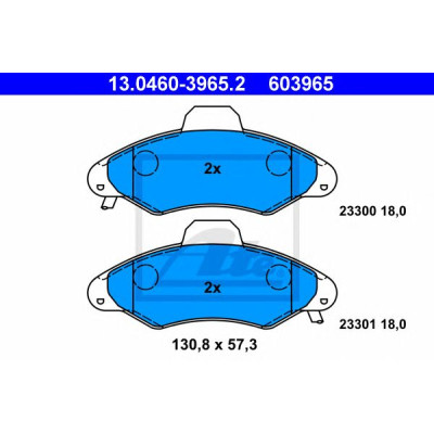 Disk pločice ATE 13.0460-3965.2