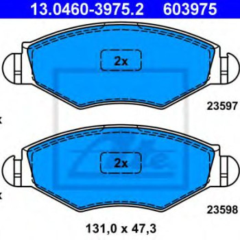 Disk pločice ATE 13.0460-3975.2