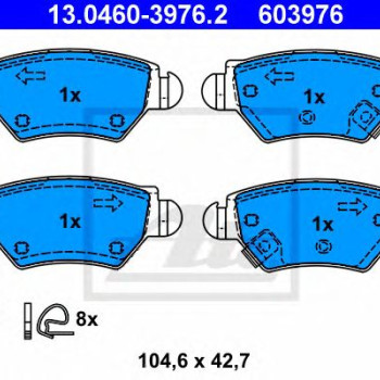 Disk pločice ATE 13.0460-3976.2