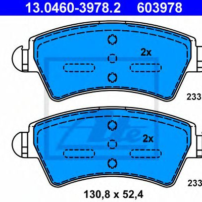 Disk pločice ATE 13.0460-3978.2