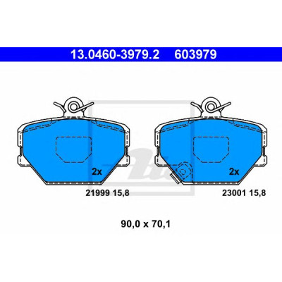 Disk pločice ATE 13.0460-3979.2