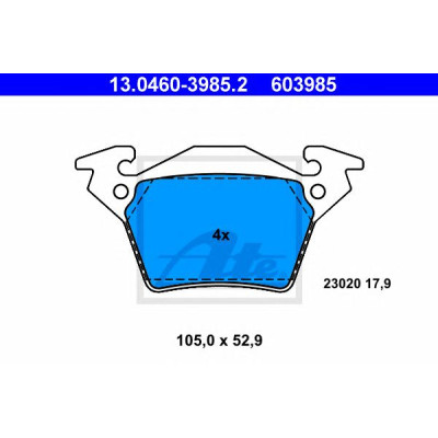 Disk pločice ATE 13.0460-3985.2